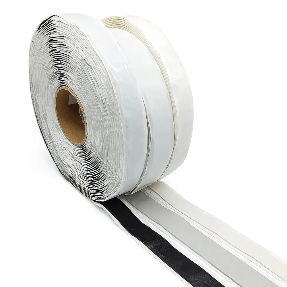 Black Color Butyl Seal Tape Sticky Insulating Rubber Sealing Tape Is Used for Connection of Automobile Parts and Steel Plates
