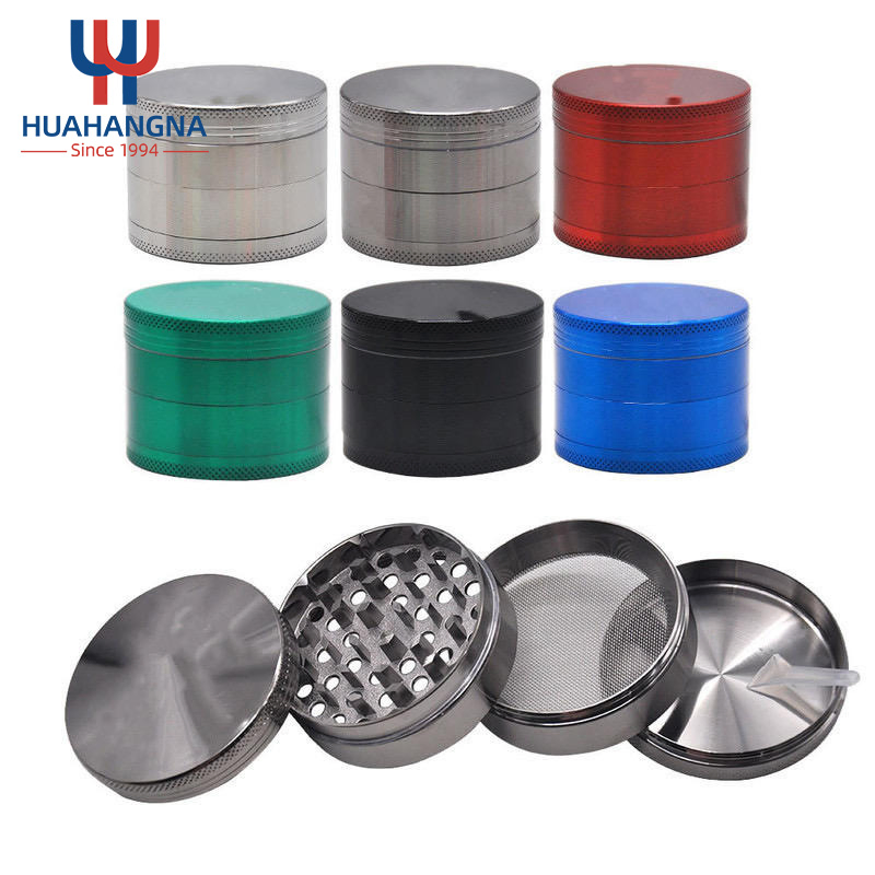 40mm 4 Layers Metal Grinder Customized Spice Crusher Aluminum Herb Smoking Tobacco Grinder