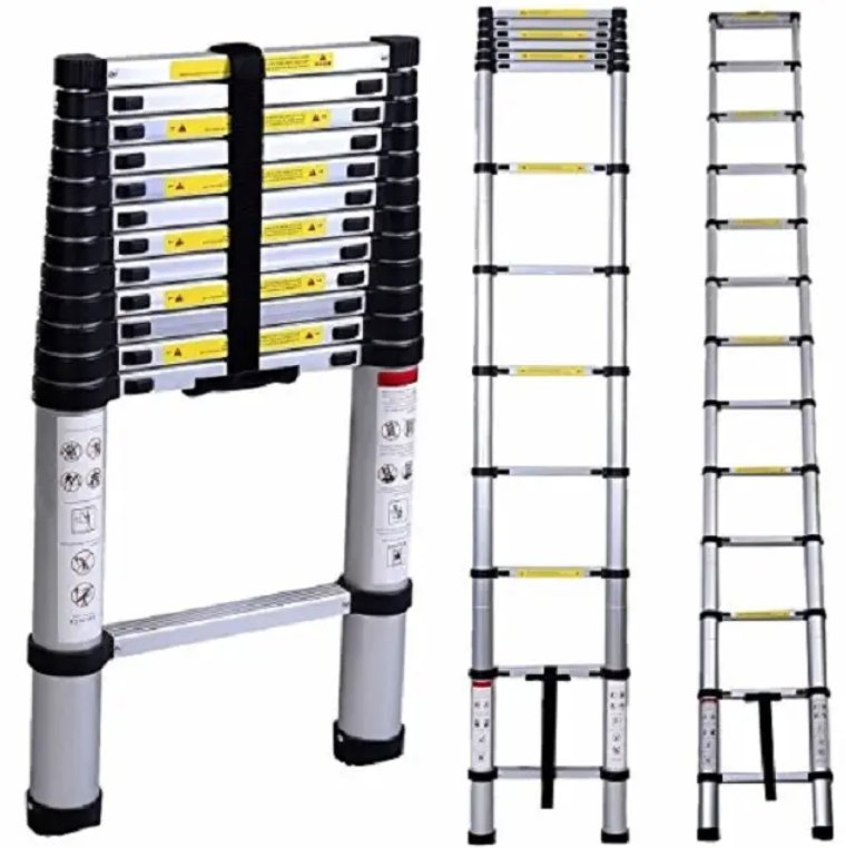 Aluminum Telescopic Extendable Ladder for Length 2.7-6.3m