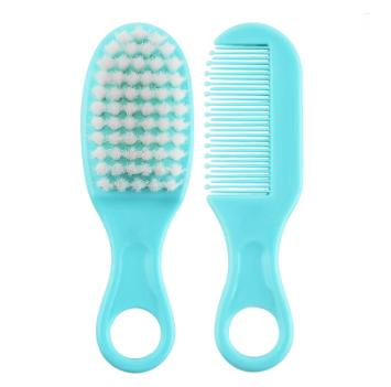 OEM Baby Hair Soft Bristle Brush And Comb Set