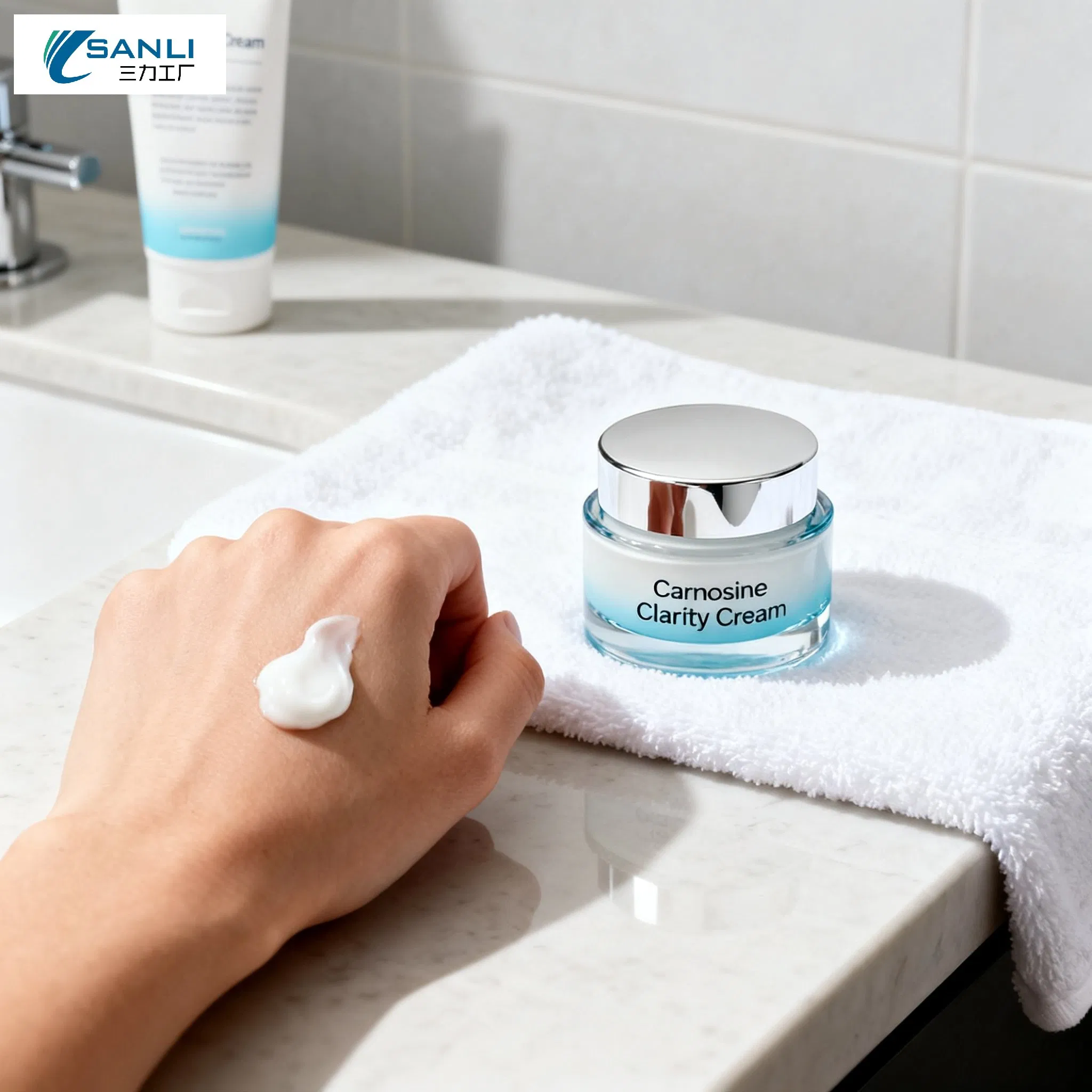 Clinical Whitening and Antioxidant Face Cream with Portulaca Oleracea Extract and Decarboxy Carnosine HCl for Anti-Glycation and Brightening Complexion