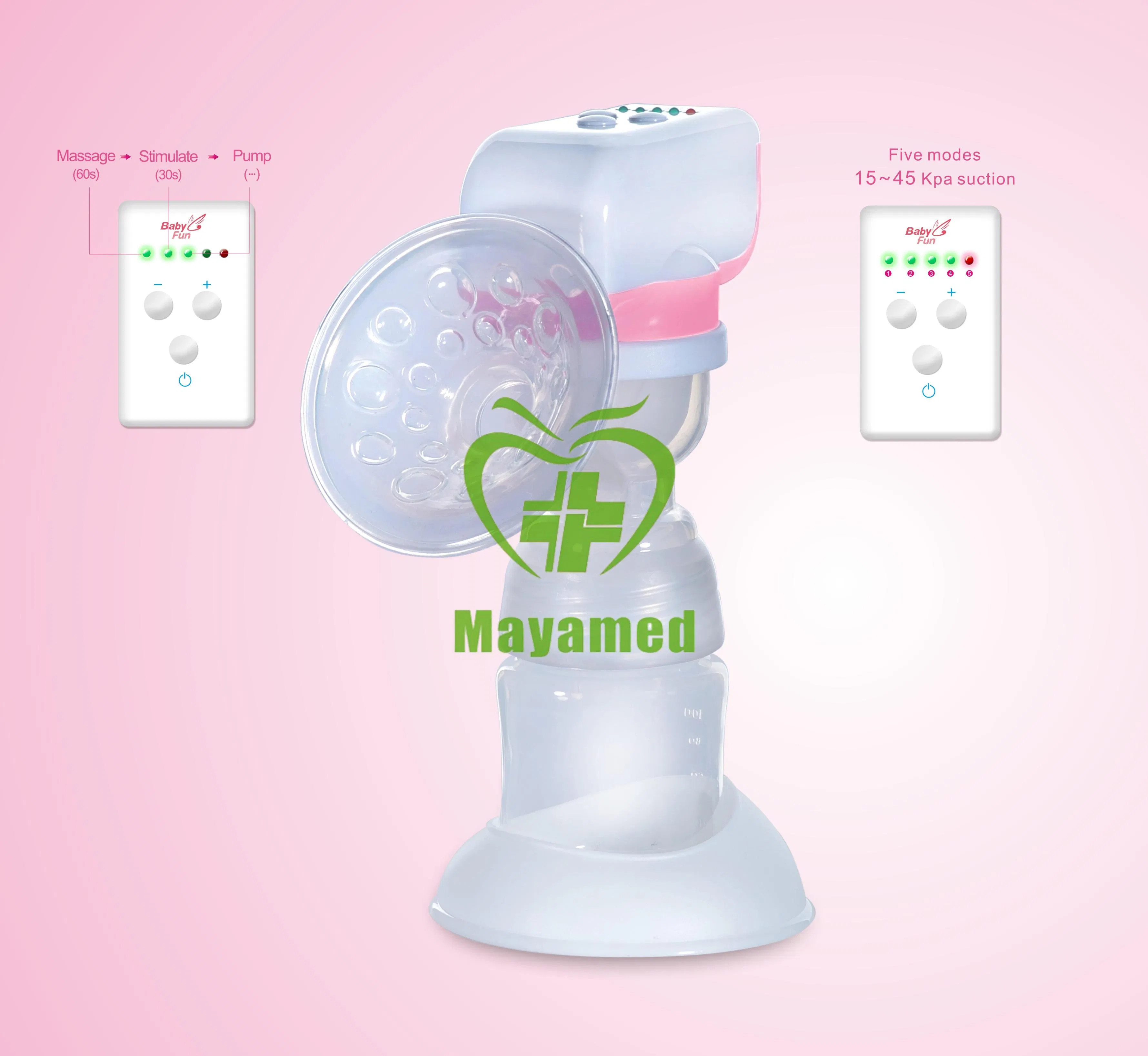 No-Harmful Portable Automatic and Manual Breast Milk Pump