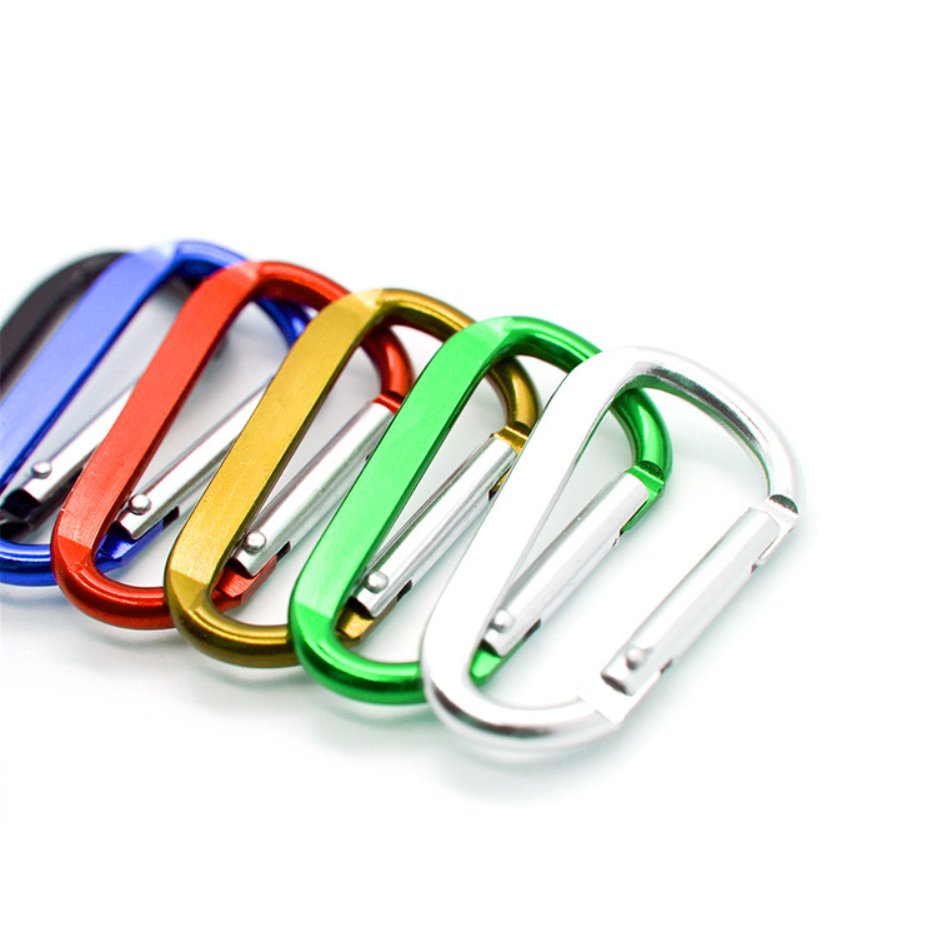 Climbing Lock Keychain Snap Hook Safety Heavy Duty Metal Spring Clip