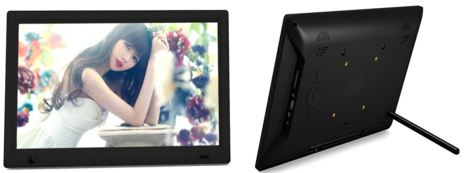 13.3-Inch Inch WiFi Android LCD Video Player Advertising Player USB SD Card HD Digital Picture Photo Frame with Battery