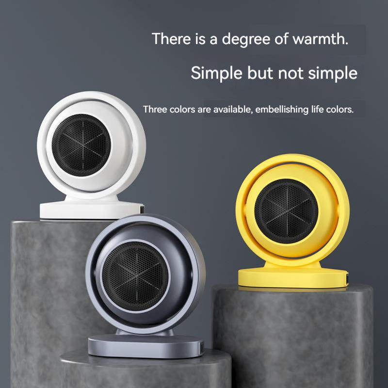 Mini Portable Energy Saving Household Quiet Desktop Heating Wire Space Air Hot Warm Air Blower for Winter Warmer Office Home Heater