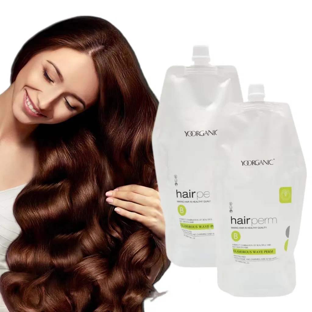 Permanent Hair Curling Perm Lotion Digital Cold Wave Perm Cream Tea Oil Hair Relaxer and Styling Agent 2 in 1