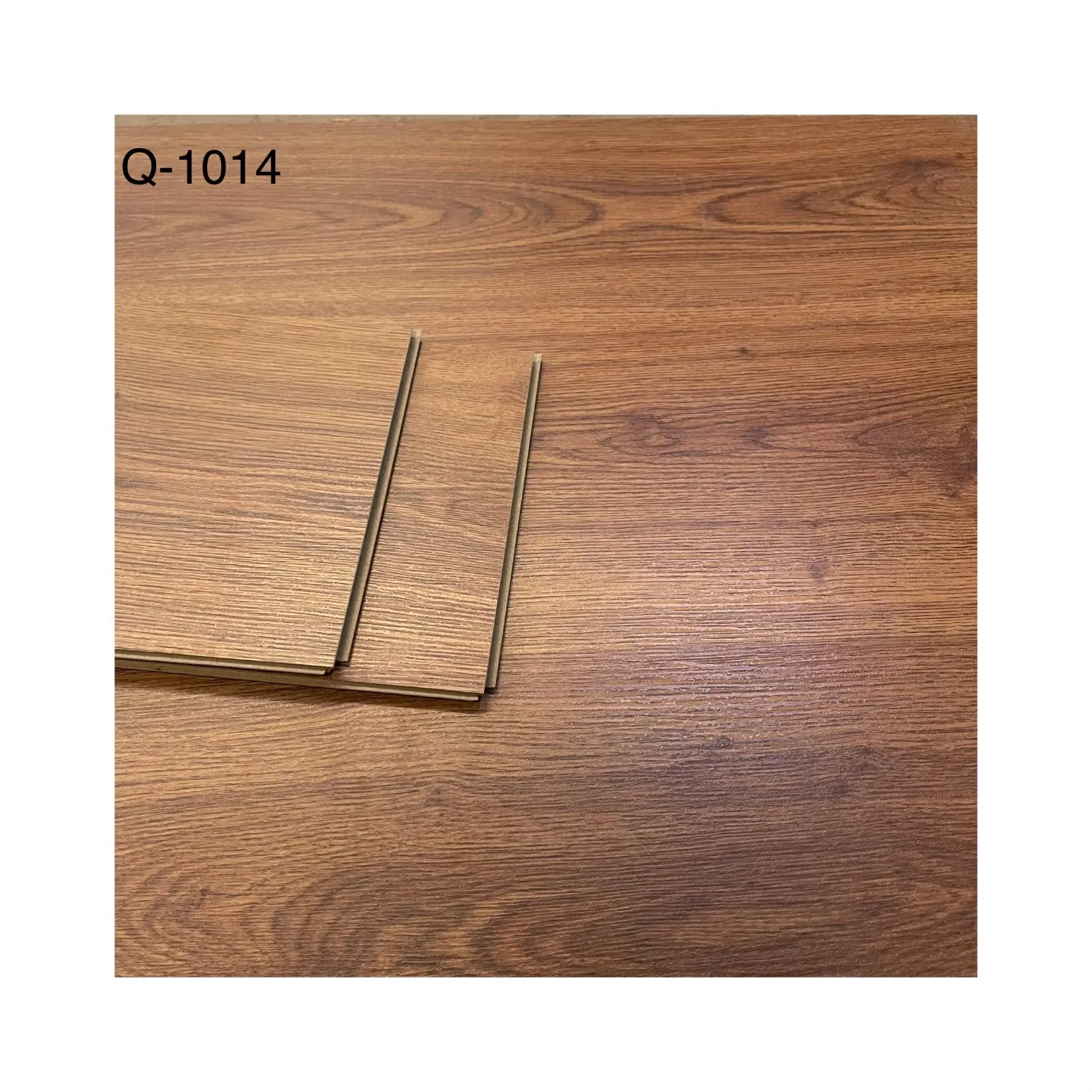 8mm 10mm Laminated Flooring Covering AC3 AC4 with Patent Waterproof Small Embossed V-Groove Crack PVC Laminate Floor