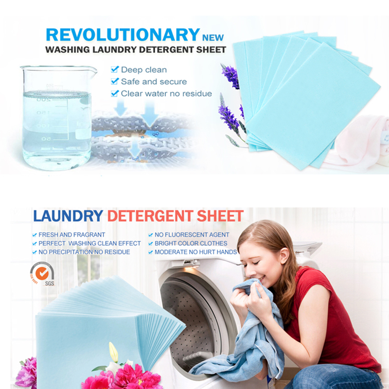 Paper Soap Detergent Laundry Tablets Wholesale Laundry Sheets in Best Quality