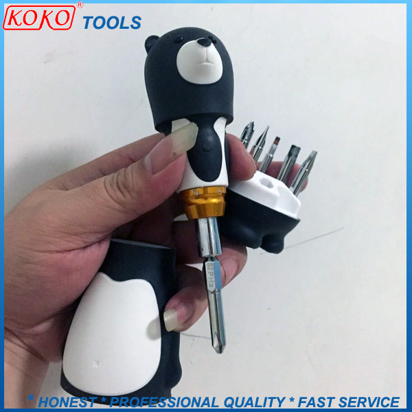 Bear Canton Type Mult Use Function Screwdriver Gift for Promotion