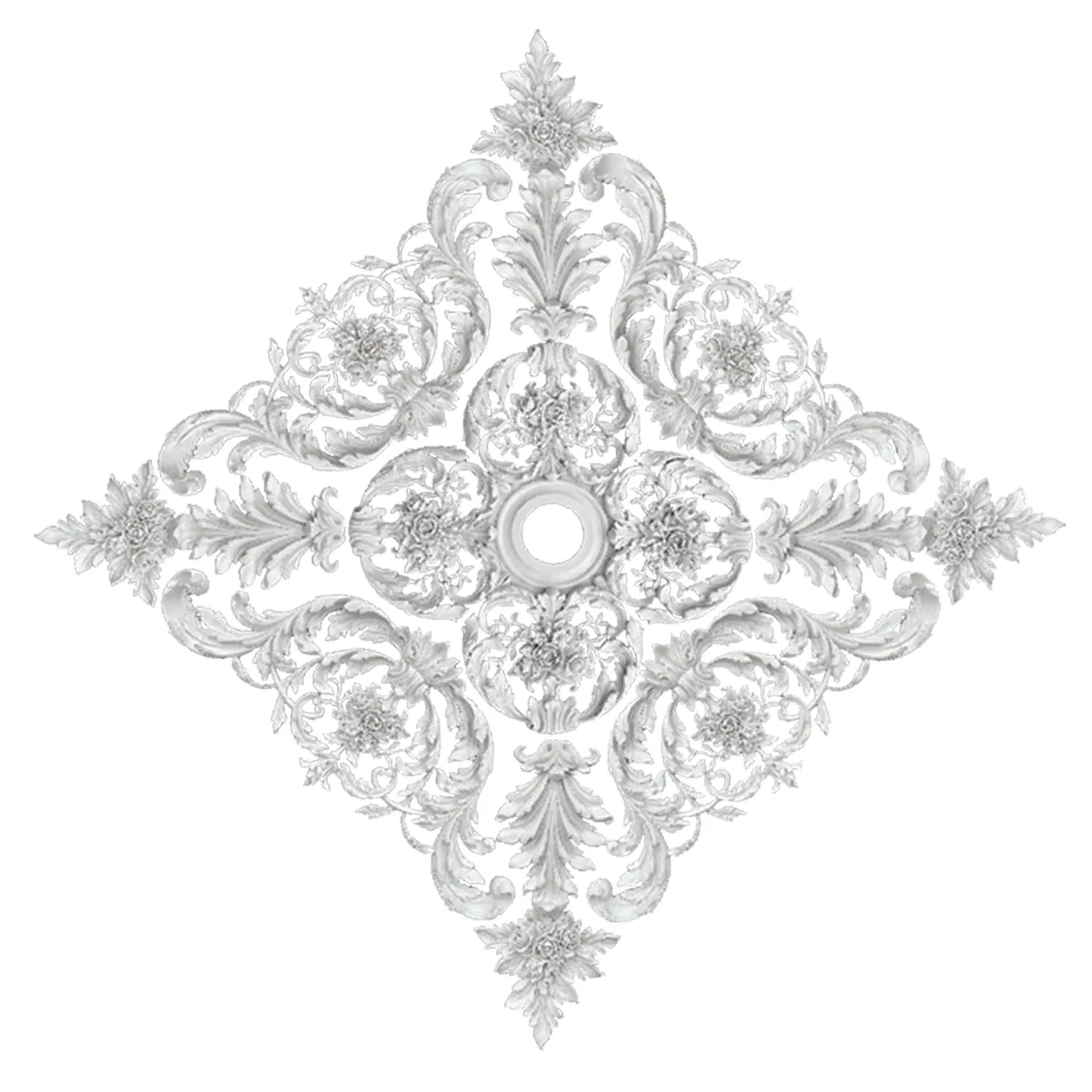 Auuan China Manufacture Lightweight Flower Ceiling Tiles for Home Design