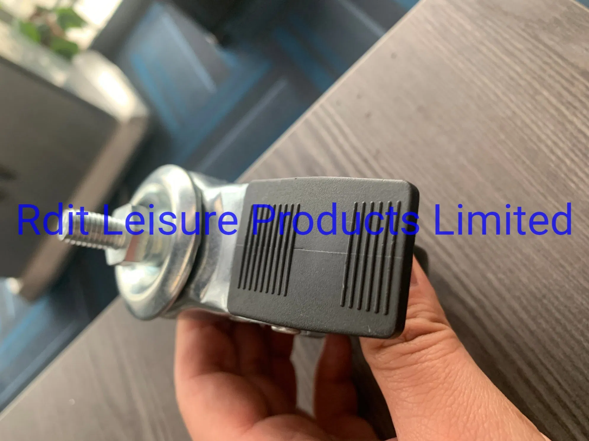 Thread Stem Swivel Rubber Caster 3" X 1"; Thermoplastized Rubber (Black)