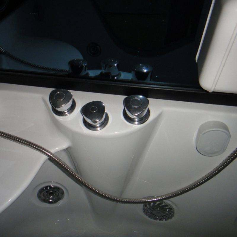 Luxury Whirlpool Steam Shower Room Relax Shower Wet Glass Cabin Bath Room