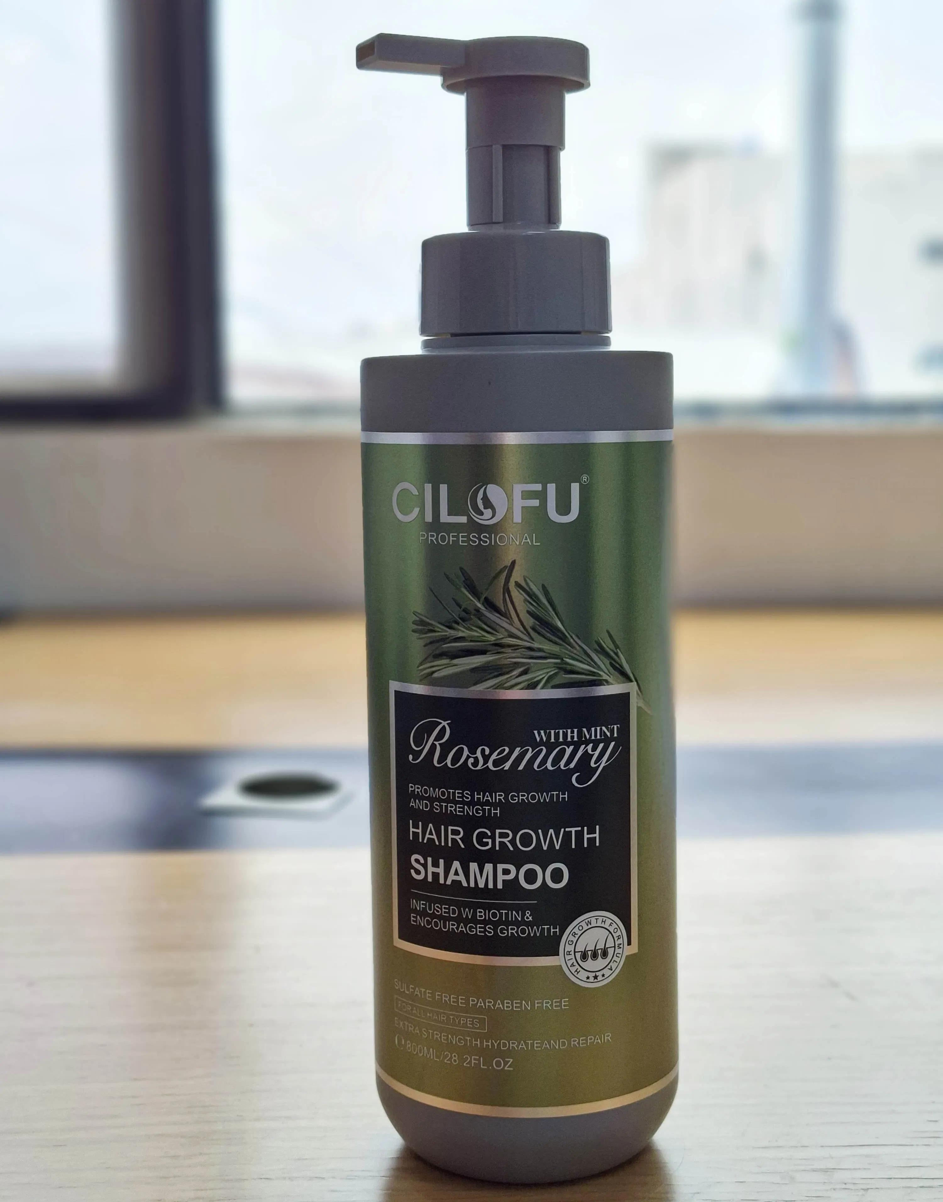 Rosemary Shampoo Hair Growth Shampoo Anti Hair Lose Hair Thickening Shampoo with Biotin Keratin Mint Extact