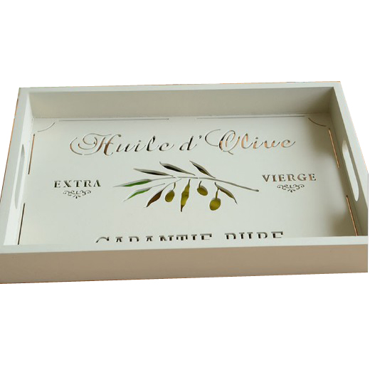 Wood Tray with Rustic Style