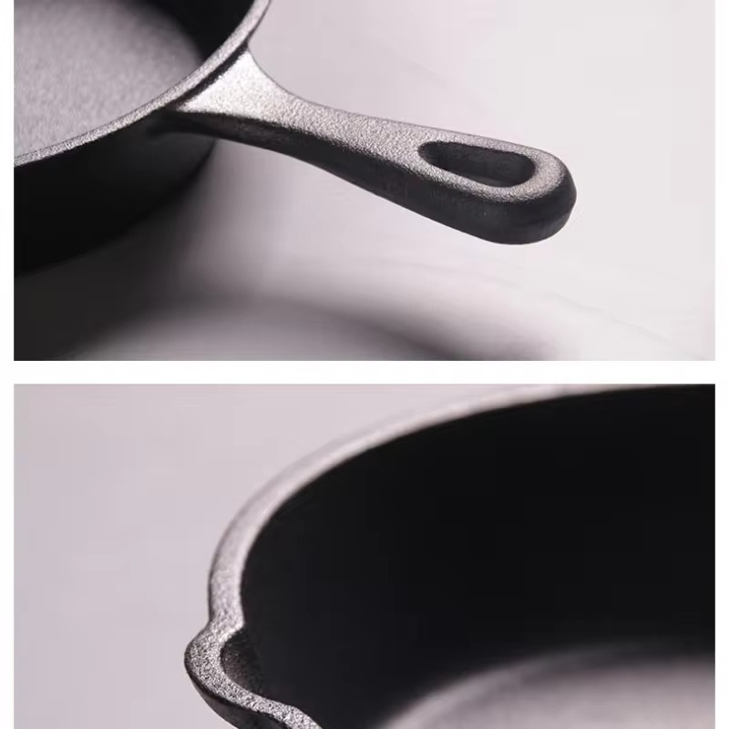 New-Style Kitchen Heat-Resisting Lightweight Multiple Everyday Use Cast Iron Frying Pot