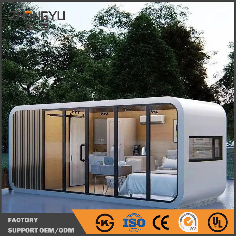 Smart Configured Apple House Modular Living Space Offering Comfortable Residential Experience Prefabricated Cabin
