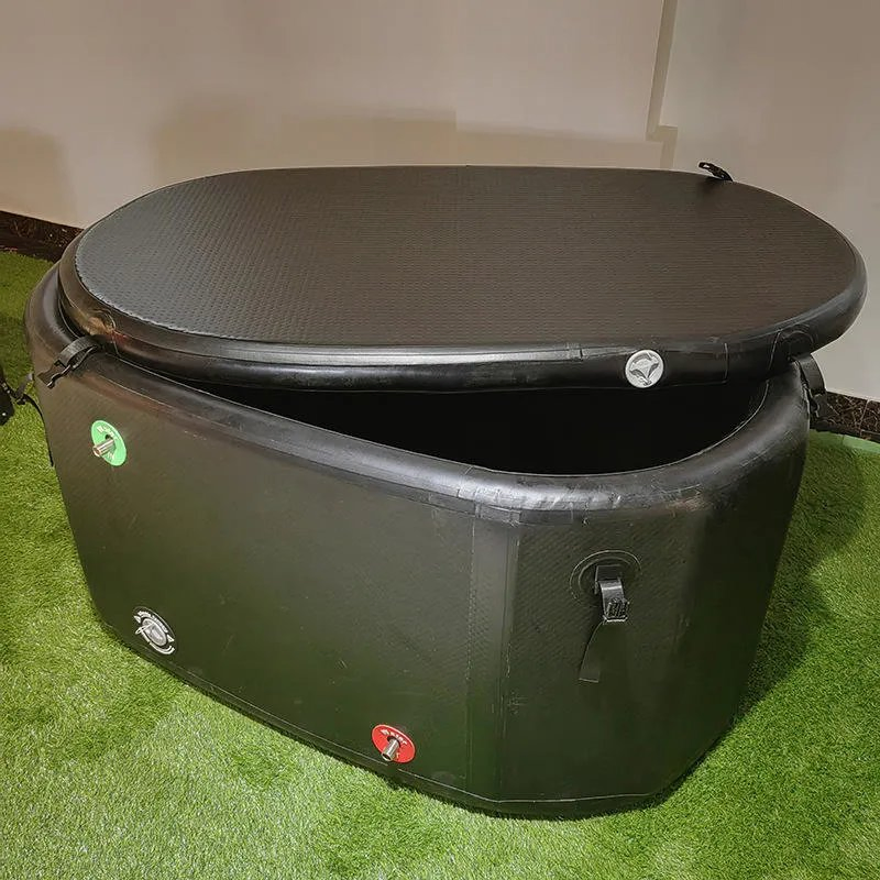 Athlete Portable Ice Bath Tub PVC Inflatable Cold Plunge Tub with Chiller