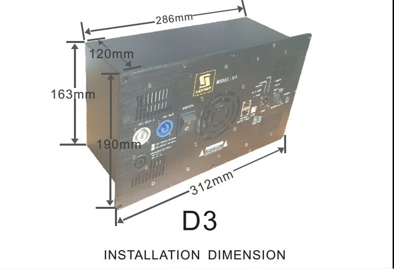 Усилитель мощности D3 3CH Class D с DSP