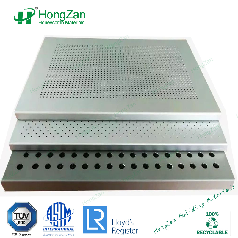 Sound Insulation Materials Aluminum Ceiling Honeycomb Panel