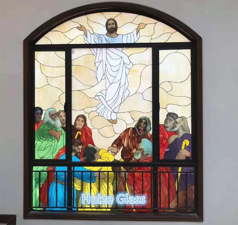Modern Tiffany Stained Window Glass Decorative Glass for Church Decoration
