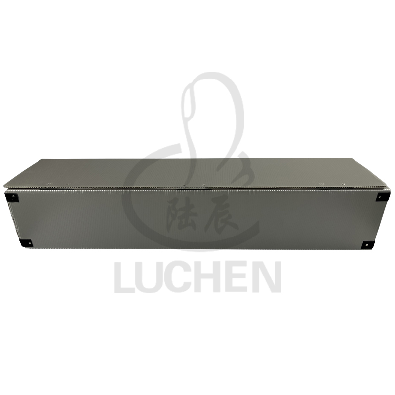 Foldable Plastic Container Hollow Sheet PP Shipping Box with Optional Functions