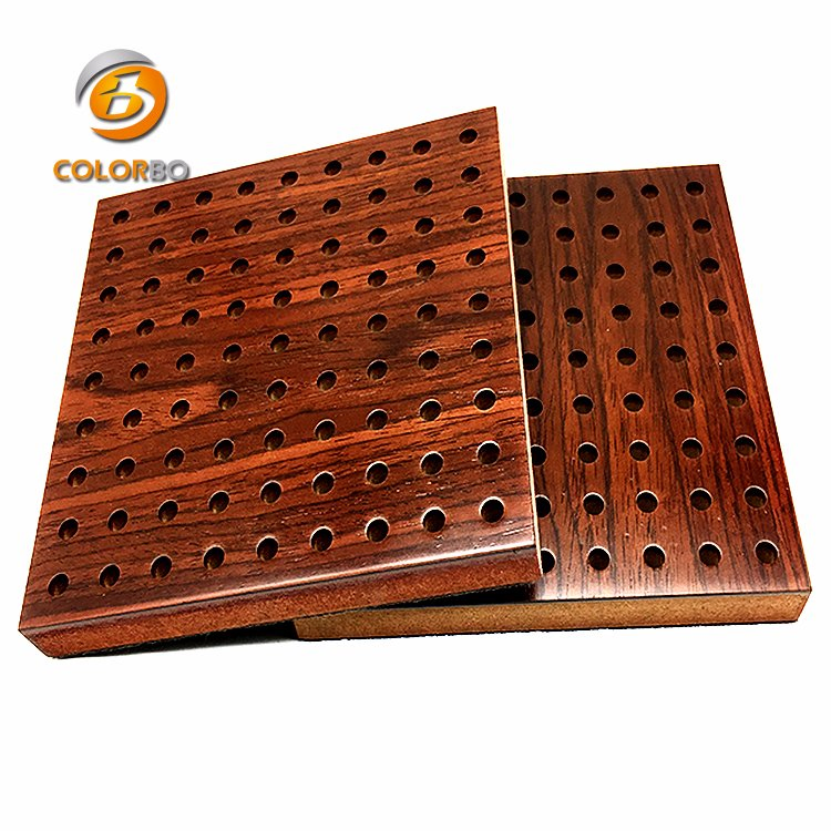 Professional Design Perforated Wood Timber Acoustic Panel