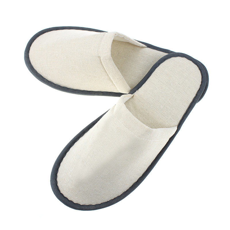 Disposable Hotel Slippers with Terry Cotton for Guest Room Using