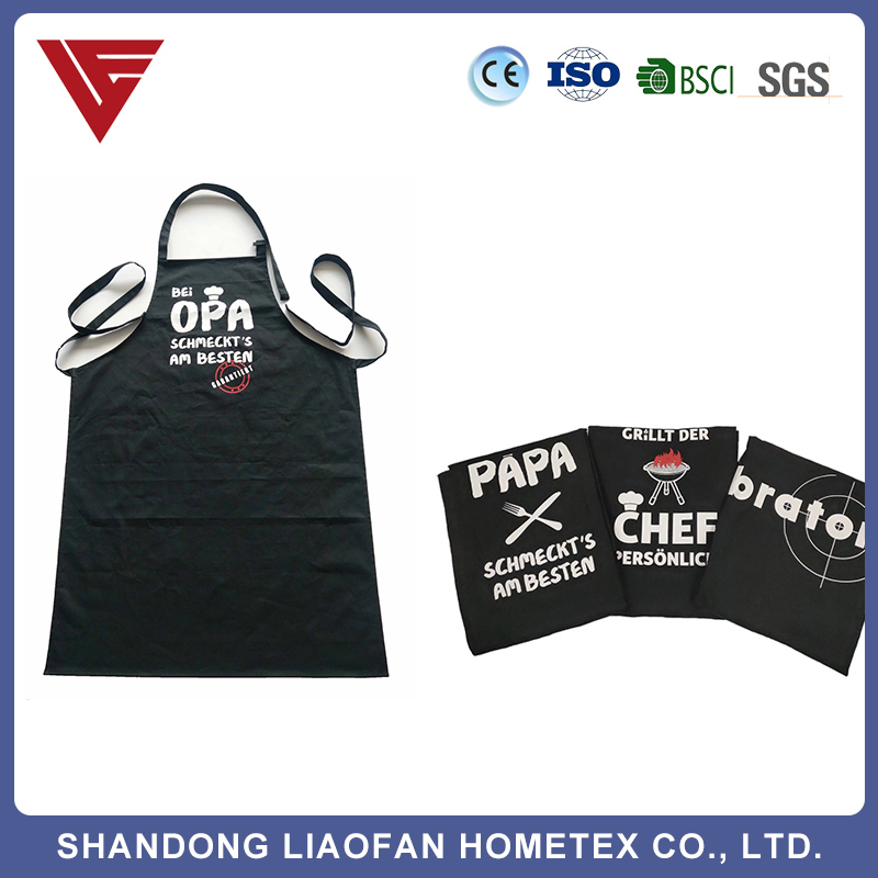 High Quality Custom Cotton Kitchen Apron/Garden Apron