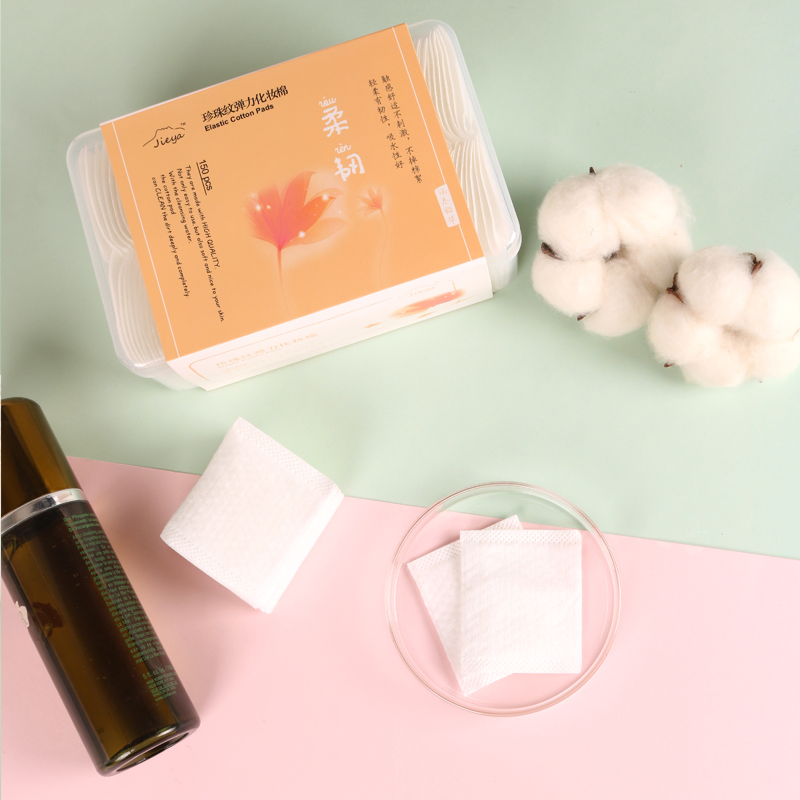 Private Label Cotton Facial Makeup Remover Pads in Customized Packing