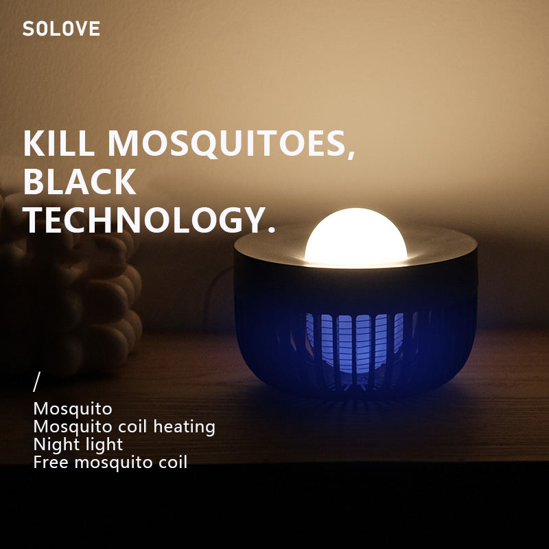 3-in-1 Outdoor Camping Lantern Tent Light Electronic Mosquito Killer Lamp Coil Heater