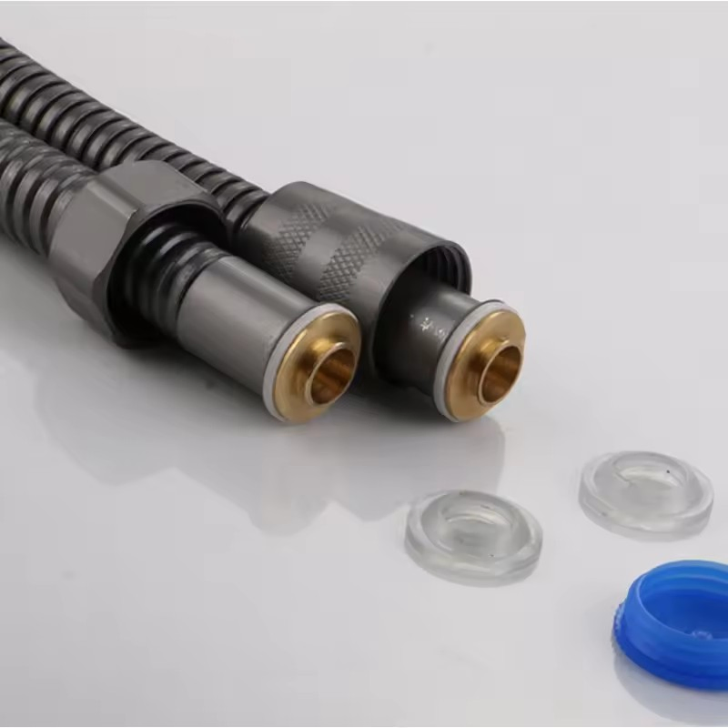 Bathroom Shower Faucet Hose Titanium Golden 1.5m Stainless Steel Shower Hose