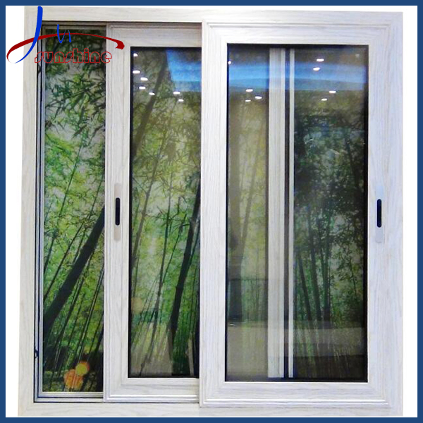 OEM Metal Commercial Windproof Aluminium Sliding Window with Strong Glass