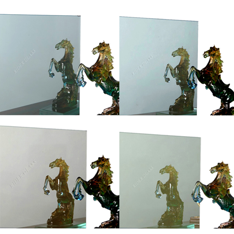 5/5.5/6mm Light French Dark Green Reflective Glass