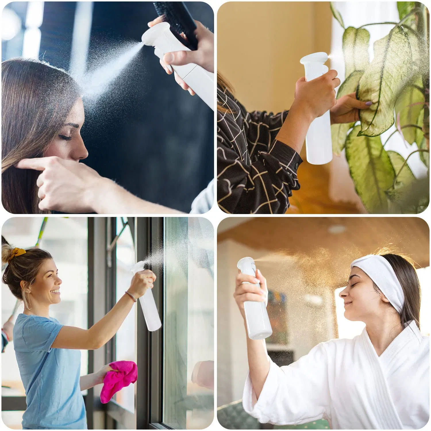 Multipurpose Hair Spray Bottles Continuous Mist Sprayer Fine Misting Spray Bottle