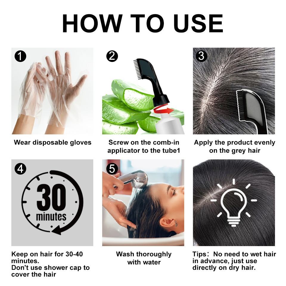 Productos Para EL Cabello Ammonia Free Hair Color with No Peroxide Tinturas De Cabelo