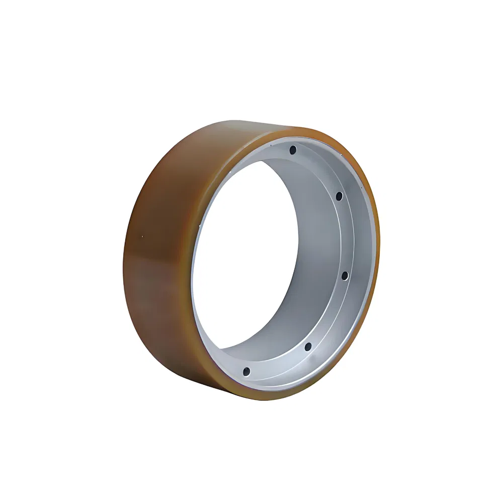 Manufacturers Custom-Made Agv Polyurethane PU Rubber Caster Drive Wheels for Mobile Robots