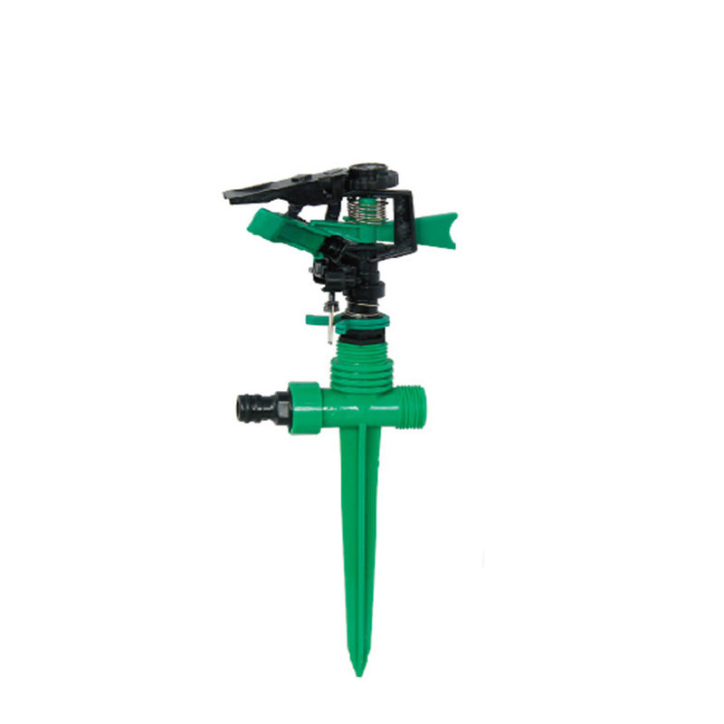 Hautine High Quality Plastic Impulse Sprinkler with Plastic 2-Way Spike