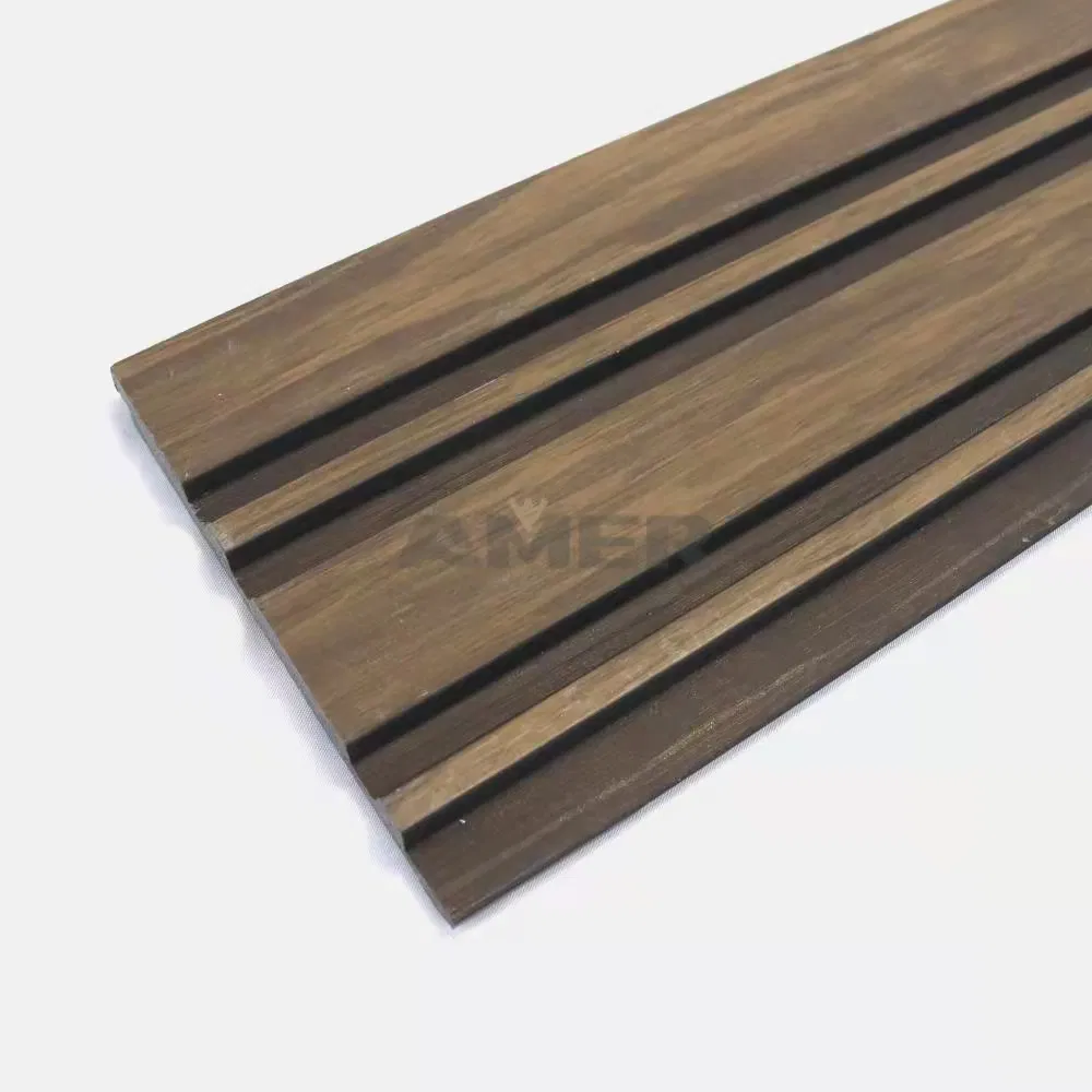 Wooden Grain PS Wall Indoor Decoration Rongke