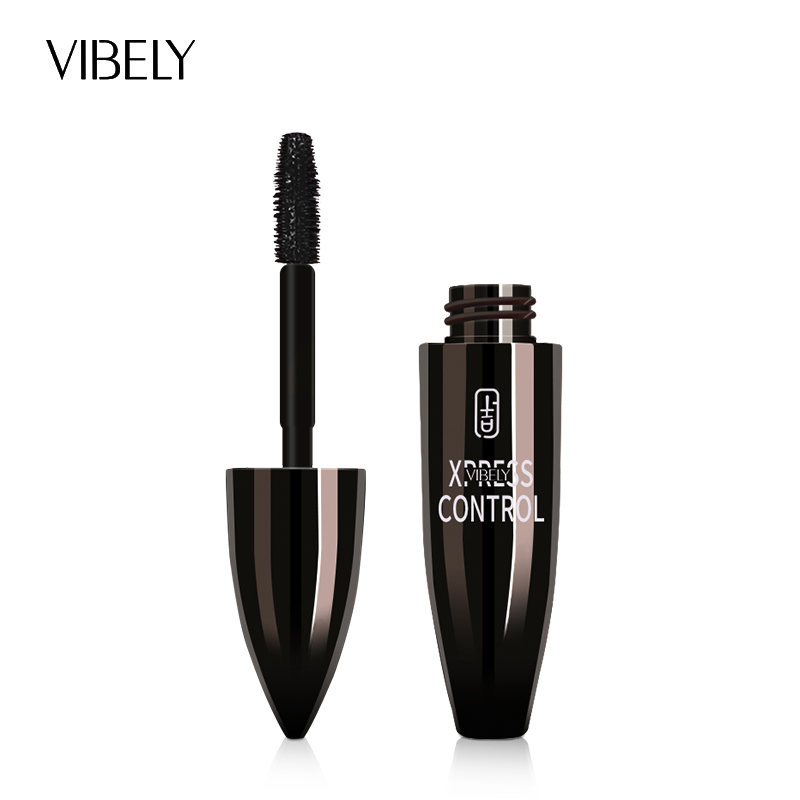 Eye Cosmetics Long Lasting Curling Waterproof Anti-Sweat 3D Fiber Vegan Black Mascara