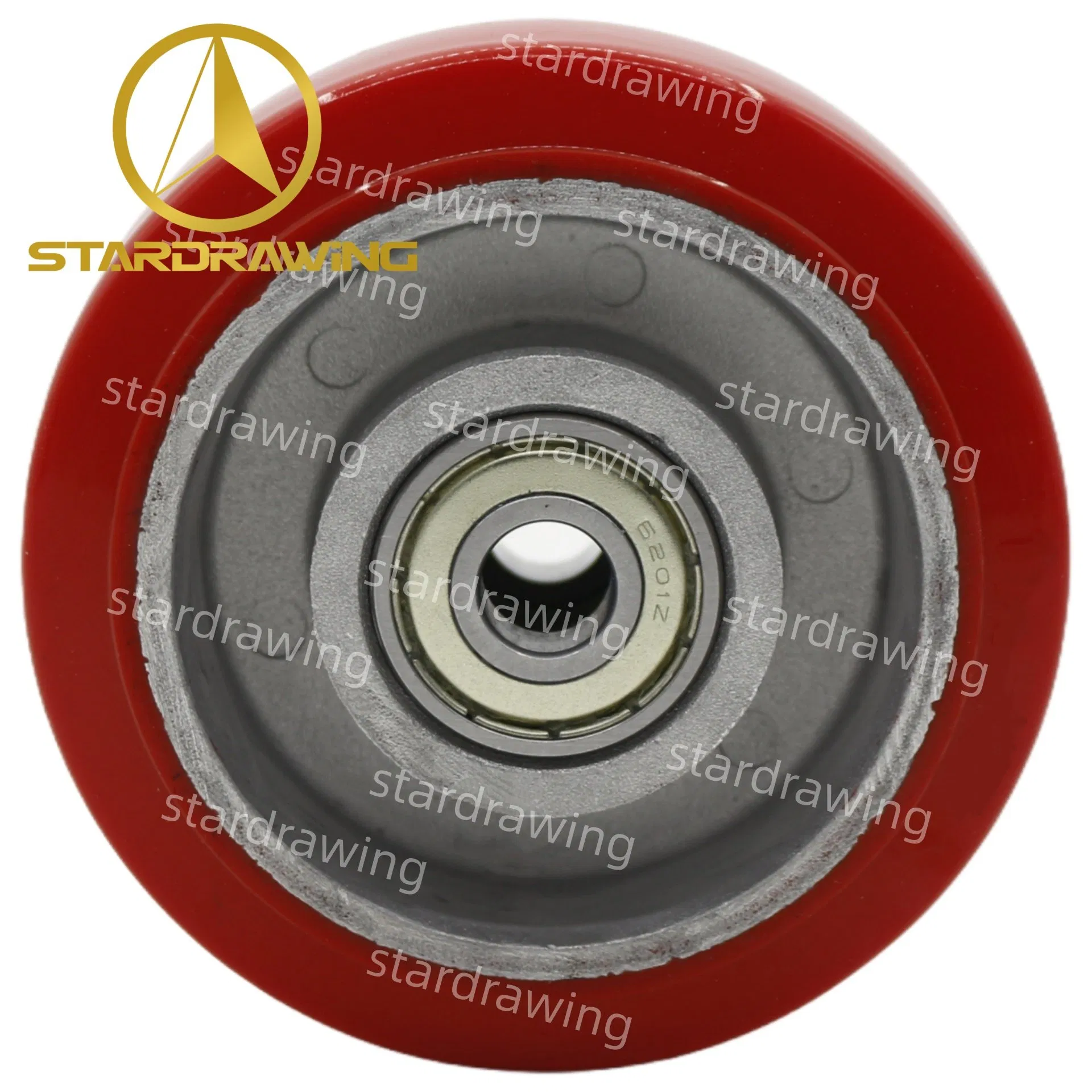 Stardrawing 100mm 4inch High Temperature Resistant Silicone Rubber Wheel Caster