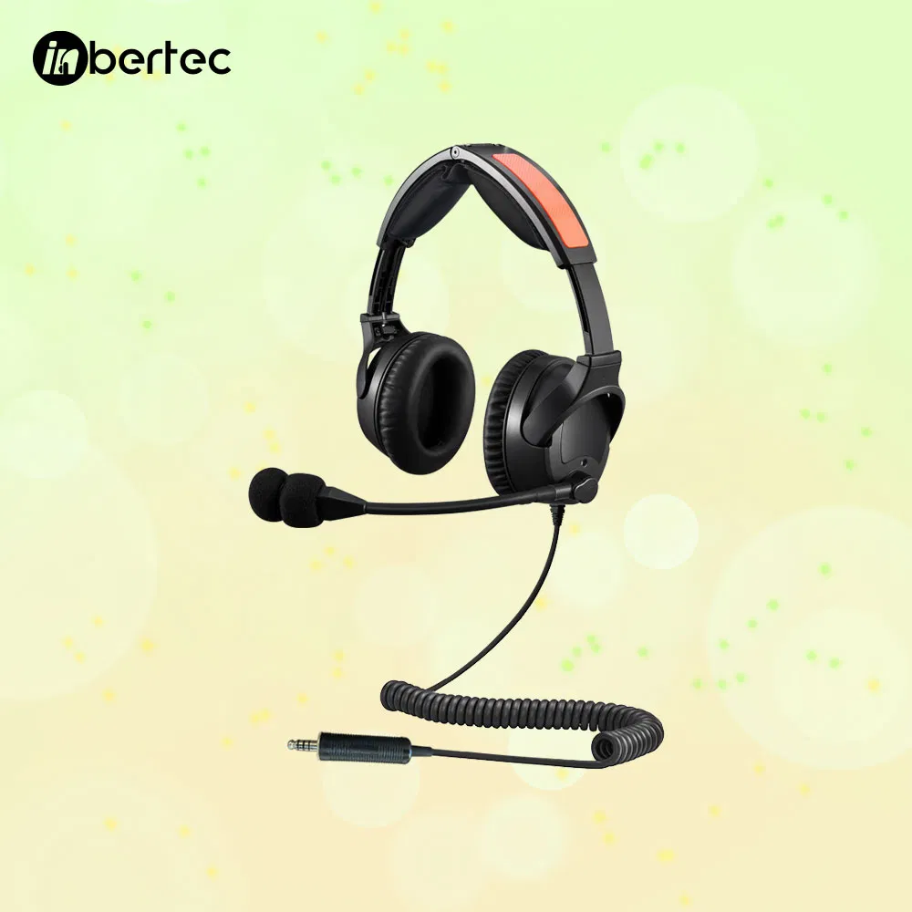 Helicopter Pilot Headset with Pnr, Clear Audio & Lightweight Design