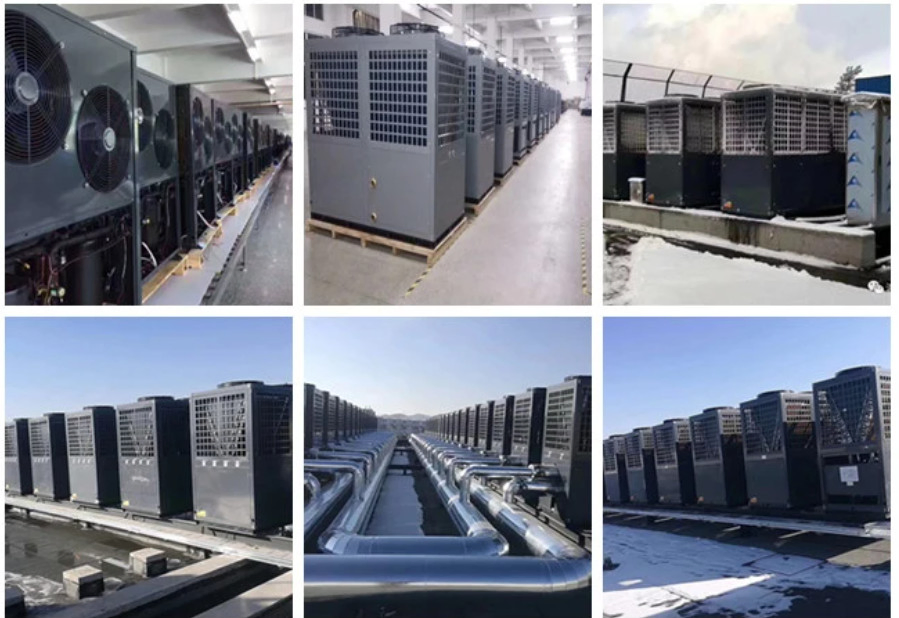 75 Degree High Cop High Temperature Air to Water Heat Pump Suitable
