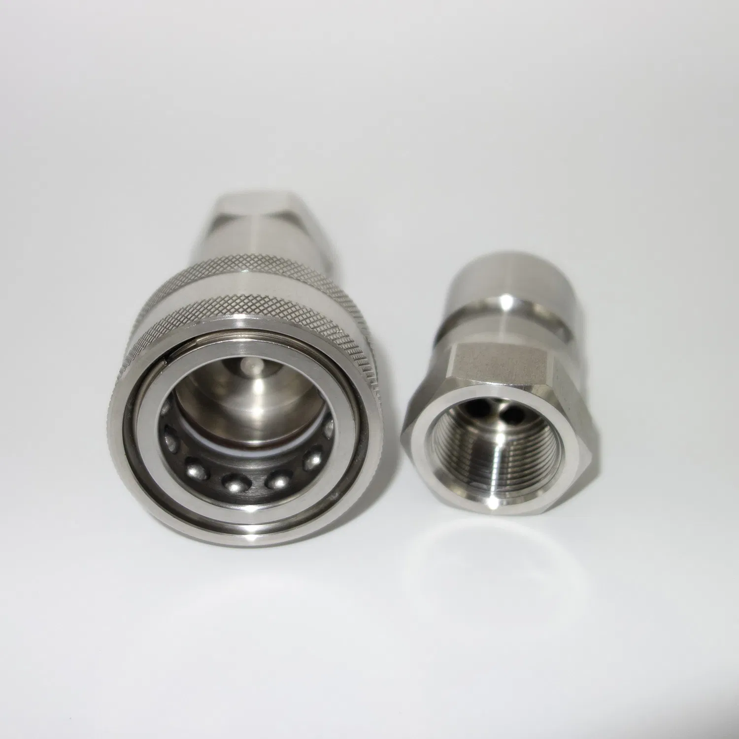 Naiwo 7241b Quick Coupler Poppet Valve Coupling 3/4 NPT Quick Connector (304)