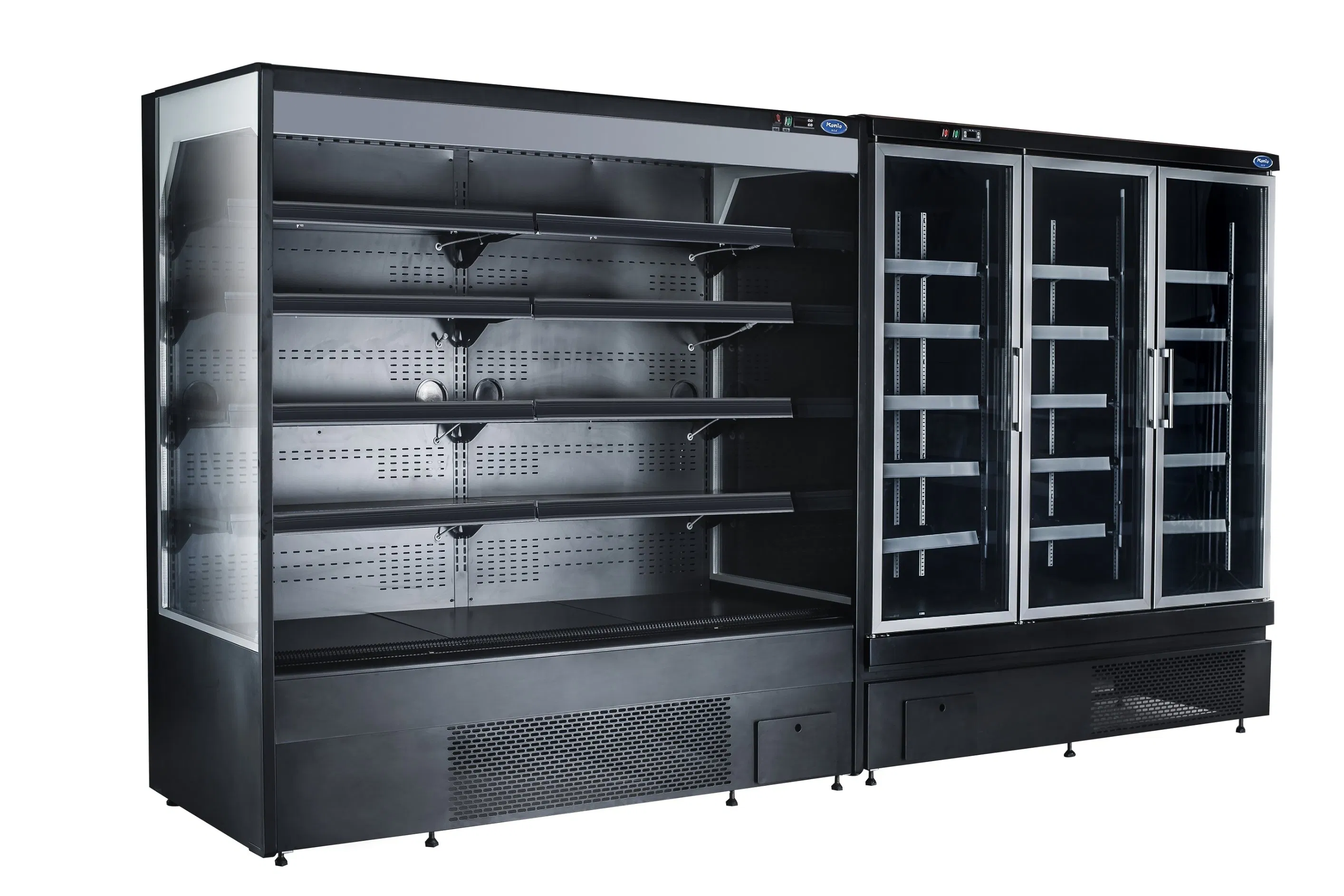 Supermarket Refrigerated Chiller/Freezer for Beverage, Milk, Dairy Food, Meat, Vegetables and Fruits