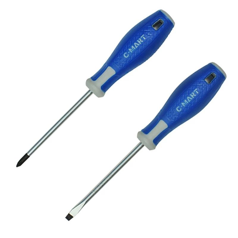 8mm Phillips Screwdriver Chromium Vanadium Steel Slot Type Boltdriver Cross Screw Drivers
