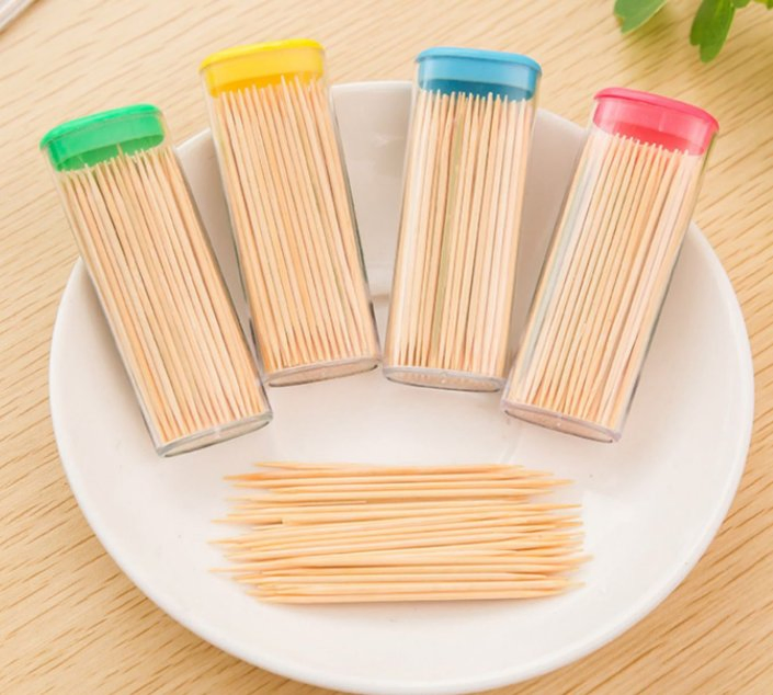 Disposable Bamboo Toothpick Dental Pick Mini Bamboo Skewer