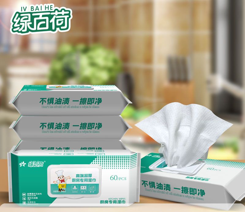 60cts All-Purpose Household Cleaning Wet Tissues for Quick and Easy Cleaning
