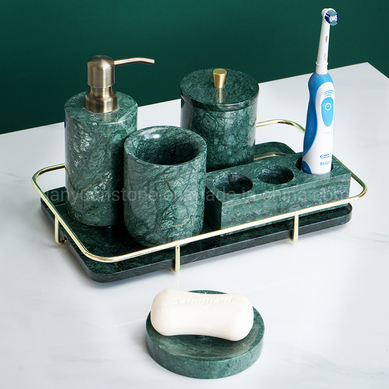 Bathroom Natural Marble Soap Dish for Soap Holder