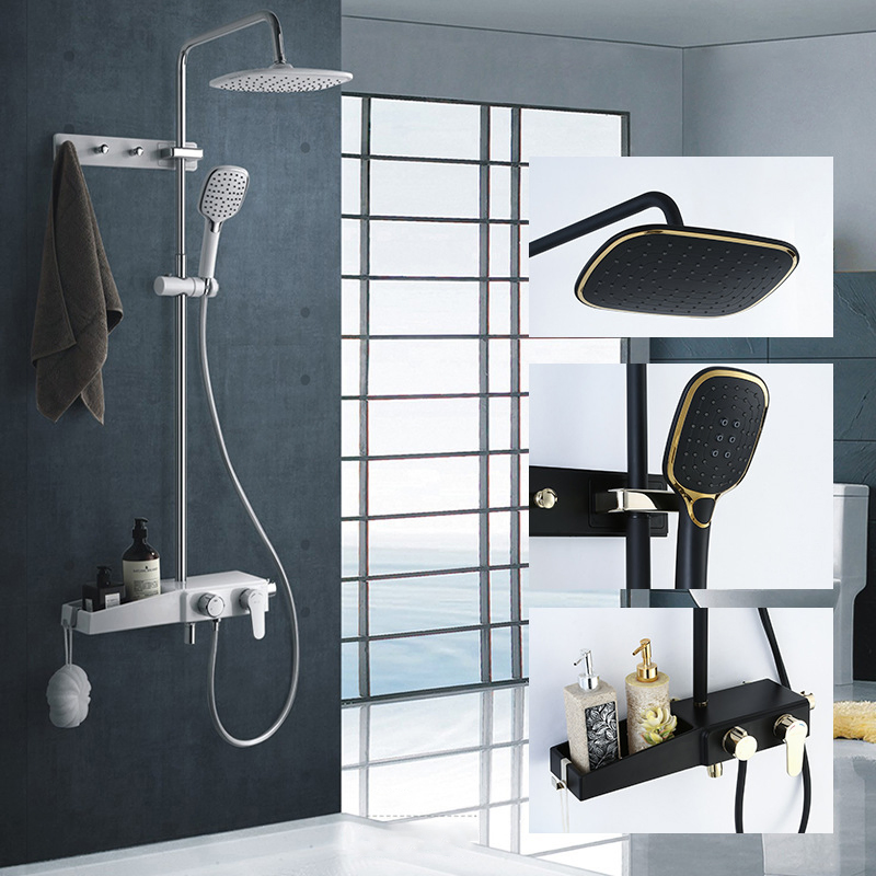 March Expo 2022 Washroom 3 Pieces Luxury Shower Faucet Set