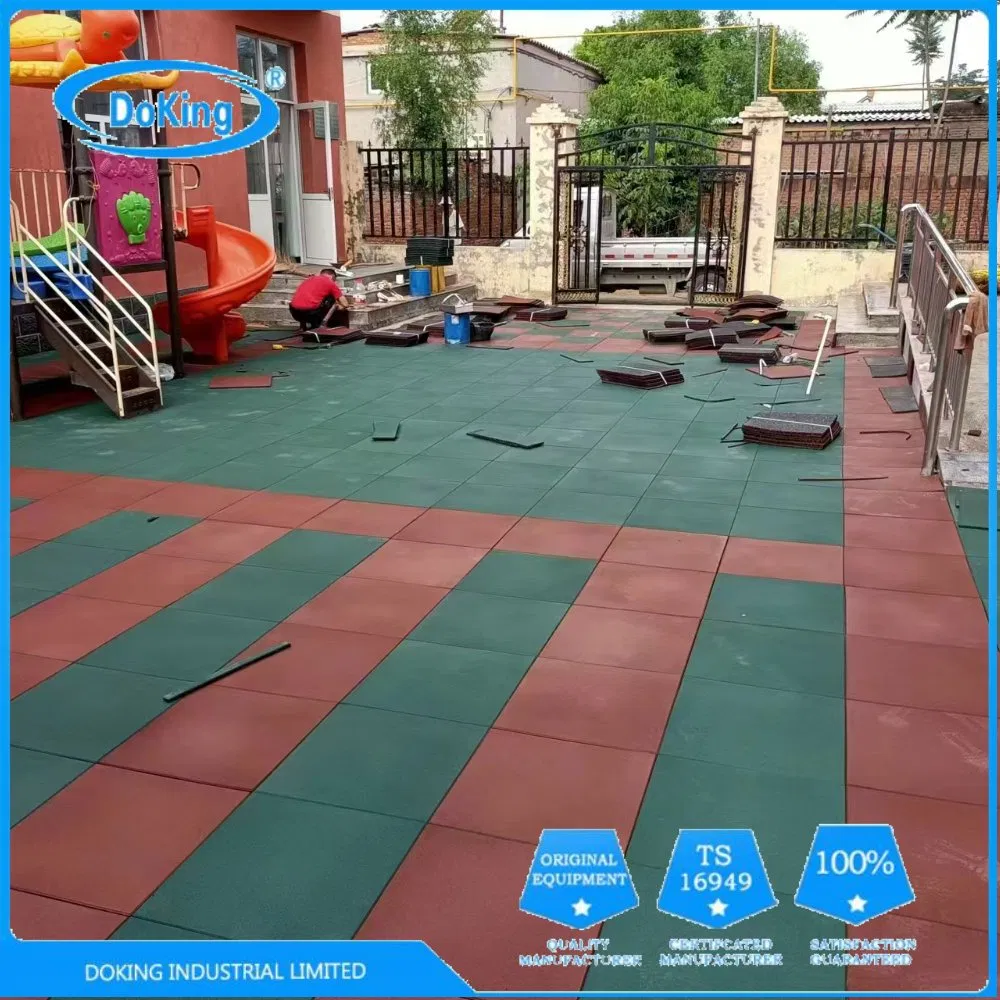 Factory High Quality Natural Rubber Floor for Kindergarten, Playground and Sidewalk